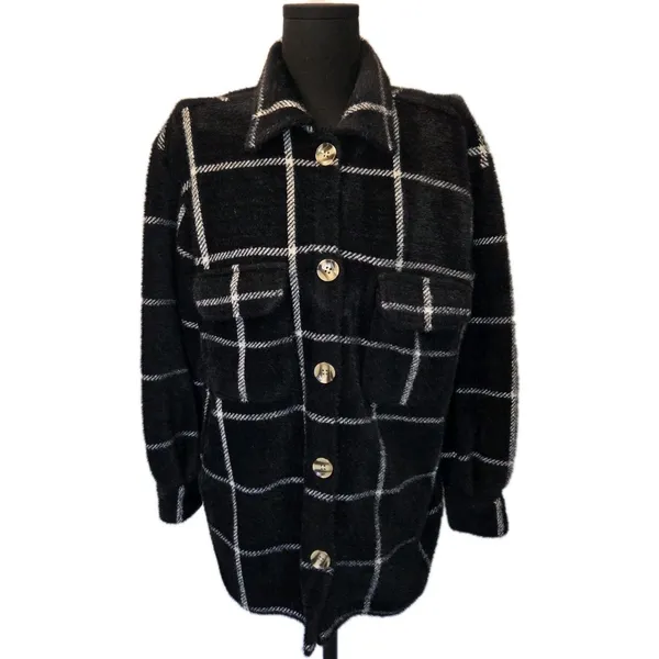Z Supply Women’s Sz XSmall Button Up Tucker Shacket Shirt Jacket Washed Black - Image 3