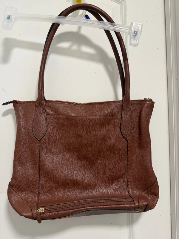 Leather shoulder bag Brown - Image 2