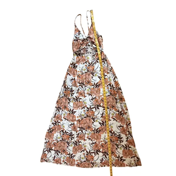 Maaji Floral Cutout Maxi Dress Medium Swim Coverup Beachy Vacation Tropical‎ - Image 12