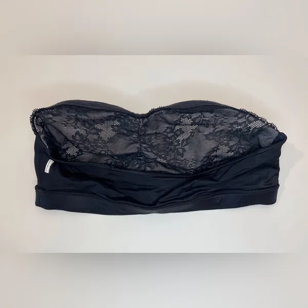 Maidenform Women’s Dream Lace Bandeau Black Bra Size‎ S - Image 4