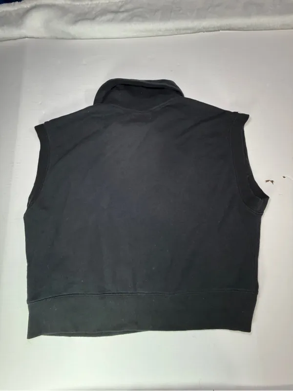 Abercrombie & Fitch Black Sleeveless Quarter-Zip Pullover - Image 5