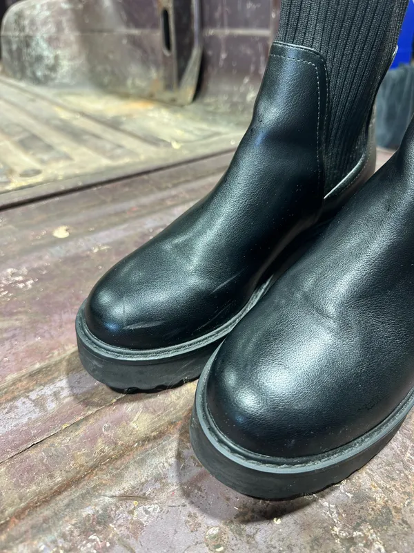 Black Booties Size 9.5 - Image 3