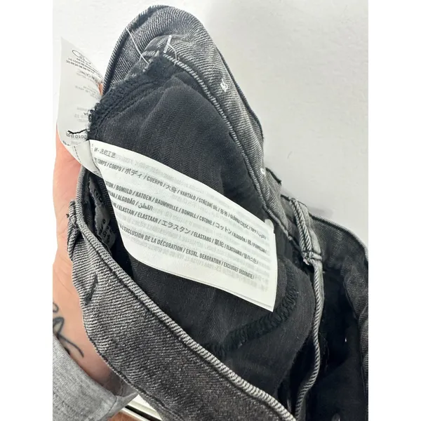 Abercrombie & Fitch The Ankle Straight Ultra High Rise Jeans Womens 24/00‎ Gray - Image 7