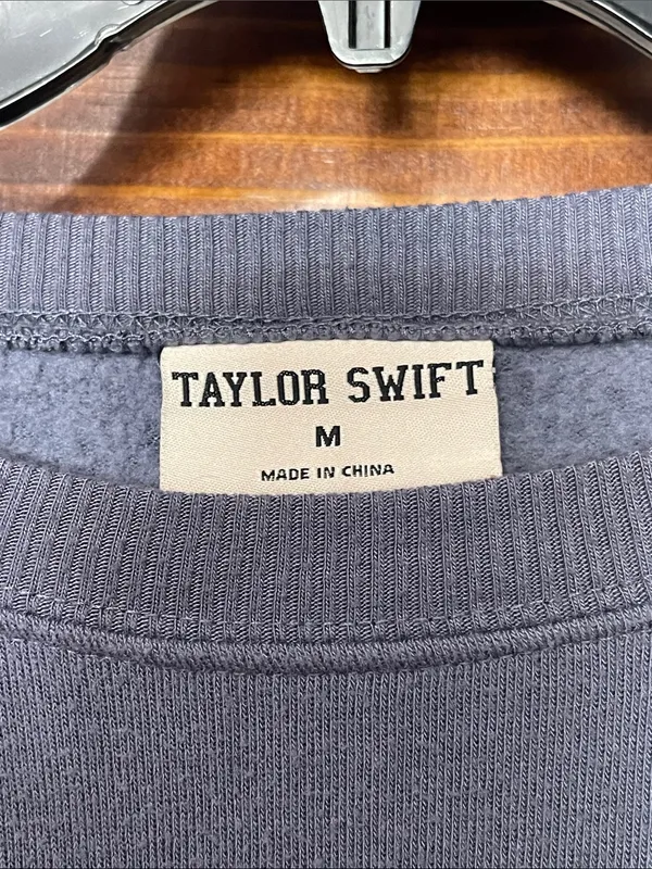 Taylor Swift Swiftie Crewneck Sweatshirt - Charcoal - Image 2