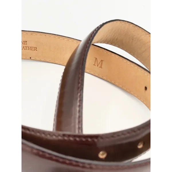 Barse Womens M Burgundy Brown English Leather Silver Tone Filgree Boho Western - Image 8