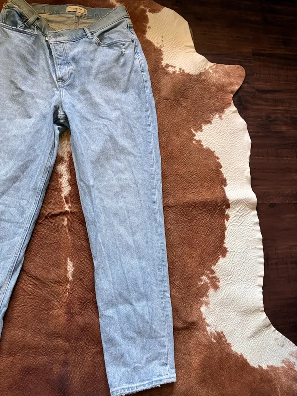 Abercrombie and Fitch Curve love jeans the dad high rise size 28/6 R No flaws - Image 2