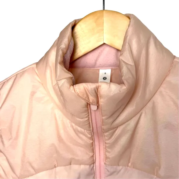 Lululemon Down for It All Vest Pink Mist - Image 7