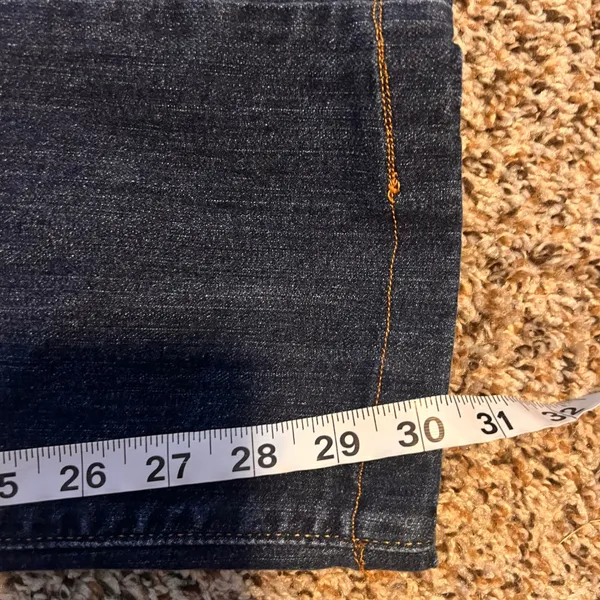 Levi's 505 Straight Leg Jeans Women's Size‎ 28 Dark Wash Denim - Image 5