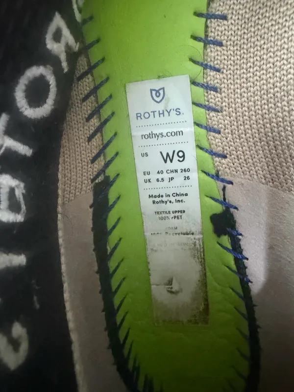 Rothy's The Point Flax Birdseye Neutral Flats Size 9.  - Image 8