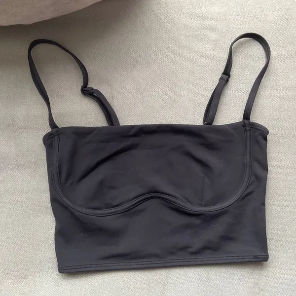 Alo Yoga Airbrush Streamlined Bra Tank Black XS - Image 2