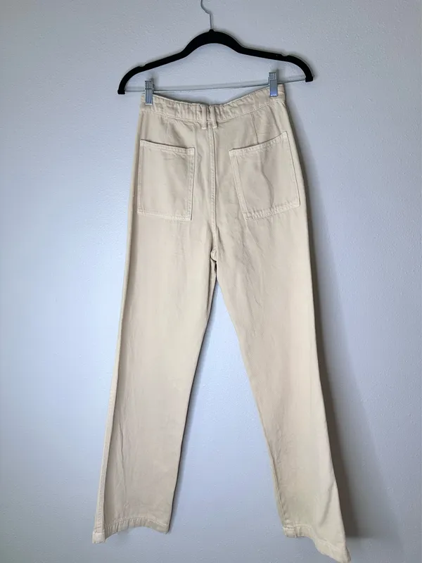 Zara tan cargo jeans - Image 2