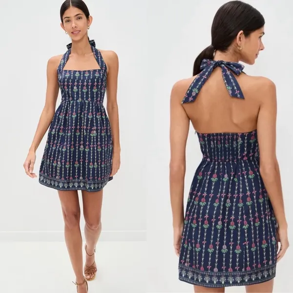 Hill House Home The Fleur Mini Dress Size Small - Image 3