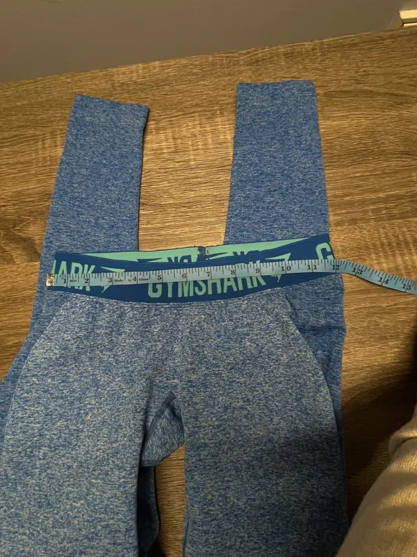 Gymshark Leggings Seamless Blue Small - Image 7