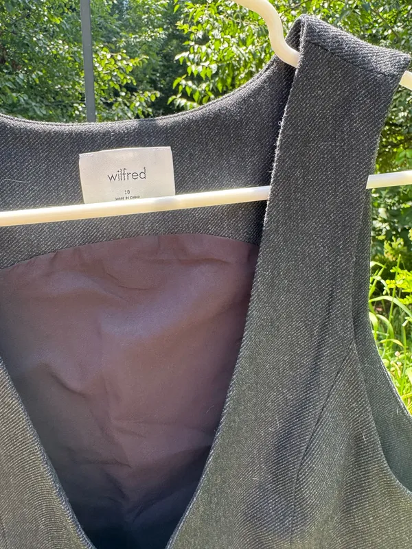 Aritzia Wilfred Heather Grey Tank Vest - Image 7