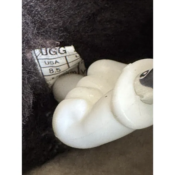 UGG Cory II Grey Suede Sheepskin Lined Ankle Boots Womens Slim Silhouette Sz 8.5 - Image 15