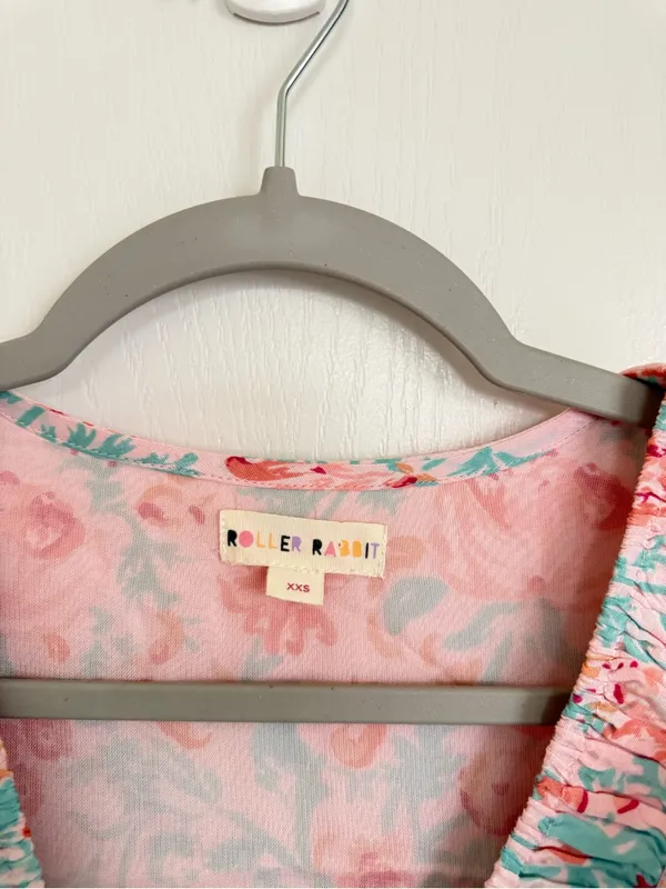 Roller Rabbit Amandine Ondika Floral Minidress - Image 4