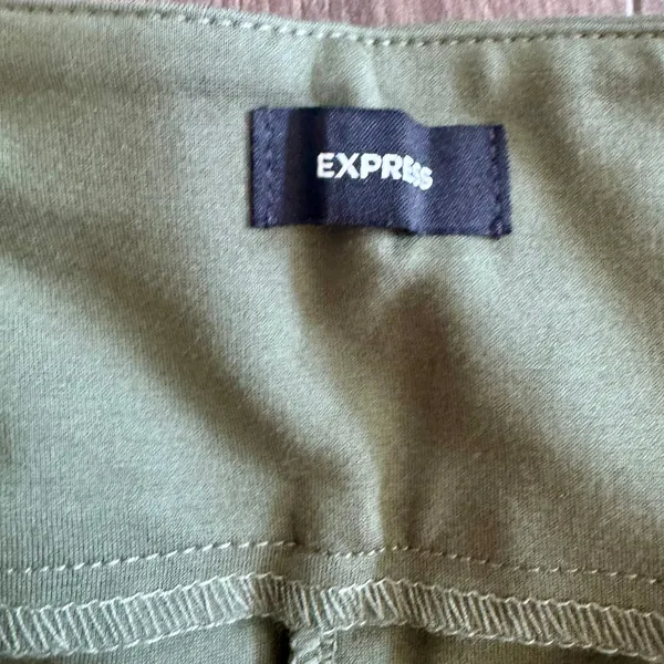 Express Ponte Pants Stretch Slim High Rise Green Women XXL Career Pull On - Image 11