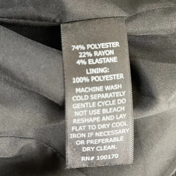 Mercer‎ & Madison Zip Blazer Black Size XL - Image 3
