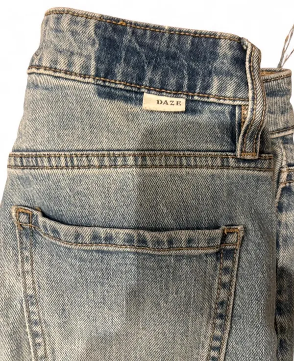 Daze Denim Women's 25 Blue "Just Right" Rigid & Stretch Mid Rise Jeans - Image 7