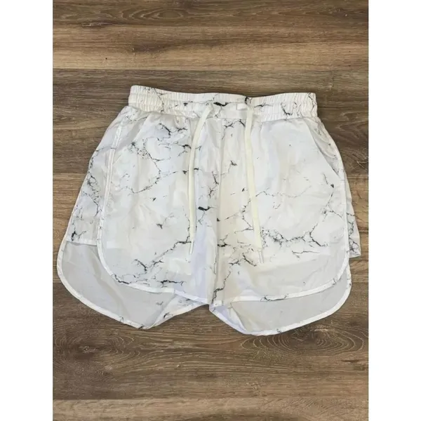 NEW BuffBunny Marble Flo Shorts Women’s Small - Image 4
