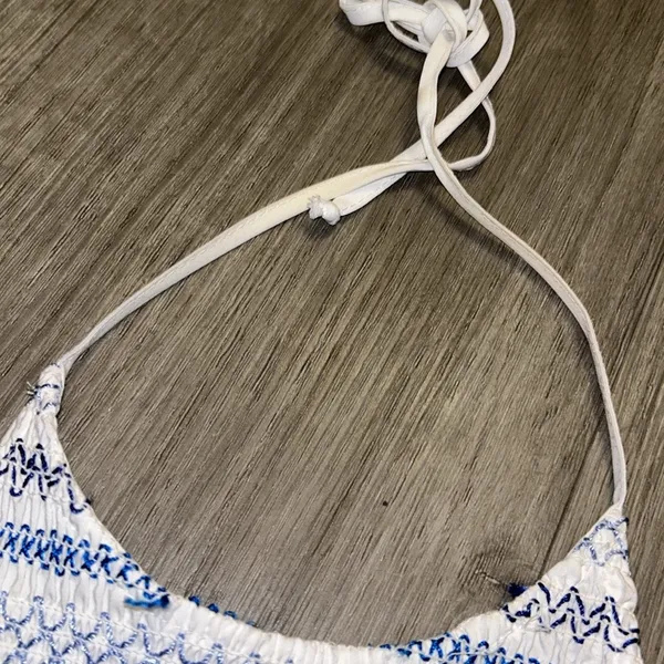 Zara Halter Tie Neck Tank Top - Image 6