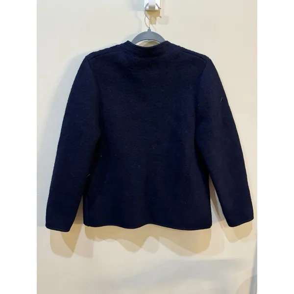vintage Lands' End 100% wool Tyrolean-style cardigan jacket Size 14 Women - Image 3