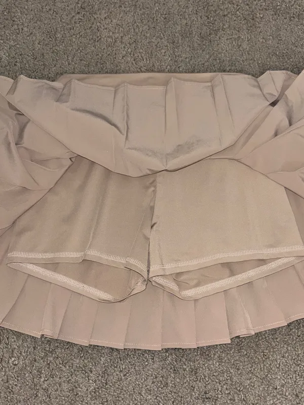 TJ Maxx Skirt Mini Tan Size M - Image 2