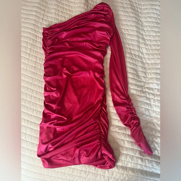 Hot Pink Lucy in The Sky Dress - Image 2