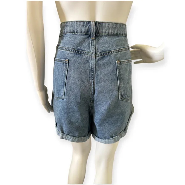 SheIn High-Waisted Denim Shorts - Image 2
