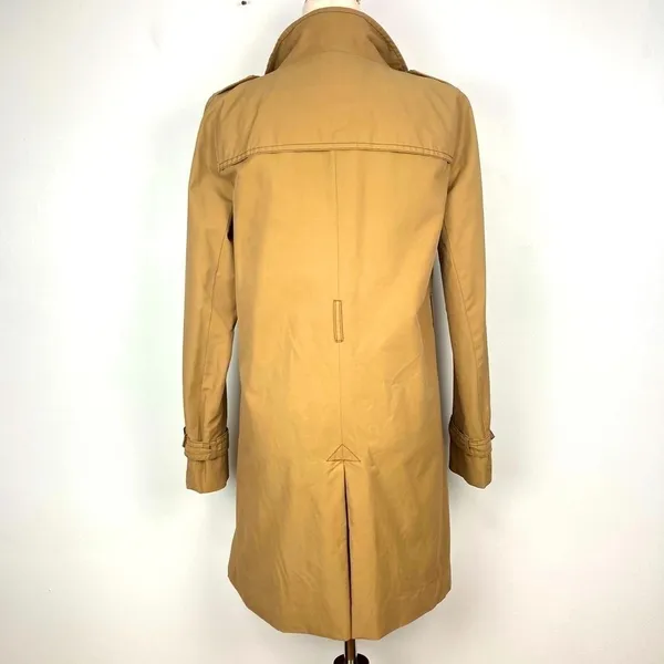 GAP Double Breasted Trench Coat/Raincoat Tan Khaki - Image 5
