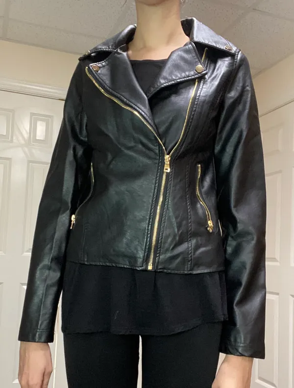 Missguided TALL faux Leather Jacket - Image 4