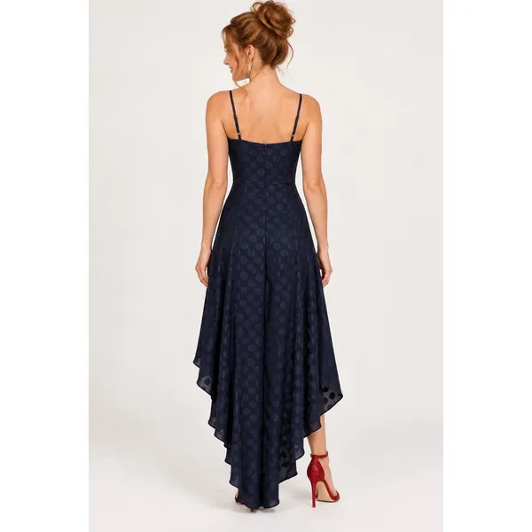 Here Comes the Sun Navy High Low Dress - Size M - Image 3