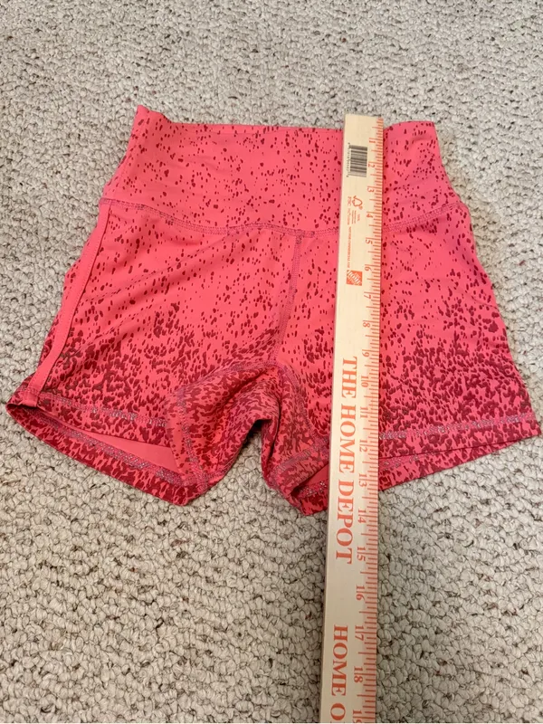 Buffbunny Small Pink Speckled‎ High Rise Athletic Shorts - Image 6
