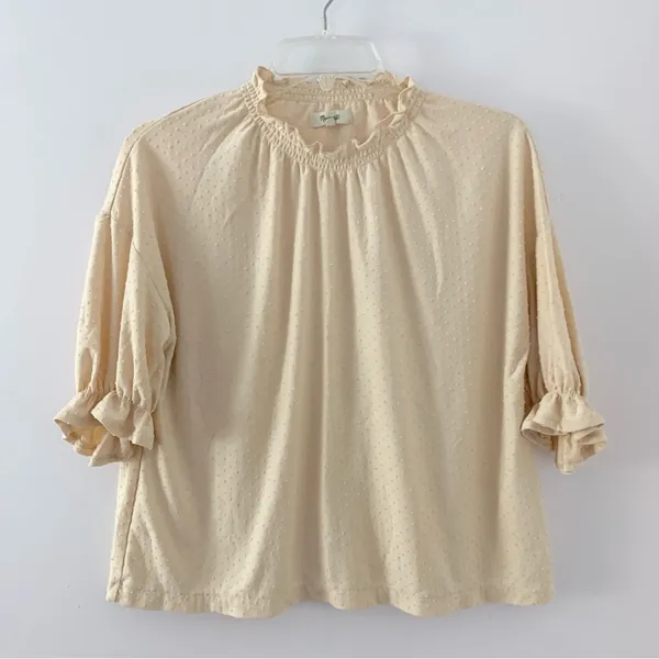 Madewell Clipdot Ruffle Top - Image 3