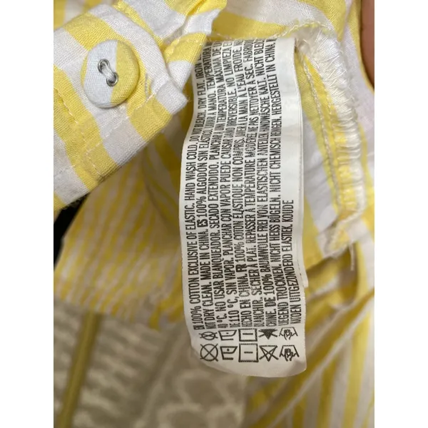 Forever 21 Gingham Crop Top Puff Sleeve Cottagecore Smocked Cotton Vaca Summer L - Image 5
