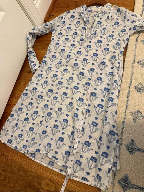 Livro Blockprint Tunic Size XS STAIN White - Image 8