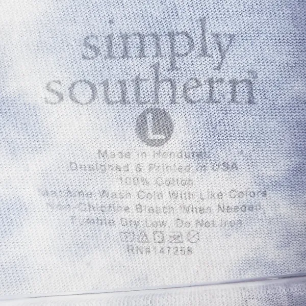 Simply Southern Blue Jean Baby Tie Dye Long Sleeve Top - Image 9