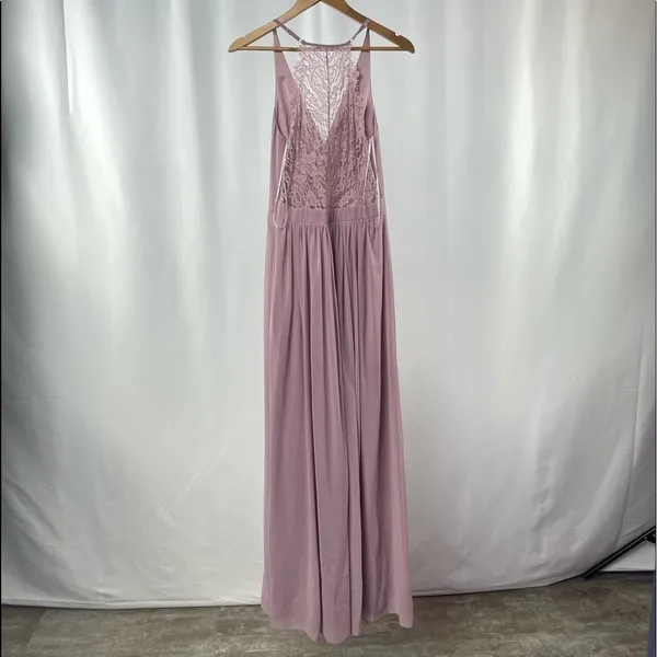 Lulus Love Spell Lace-Back Maxi‎ Dress in Dusty Lavender Size Medium - Image 5
