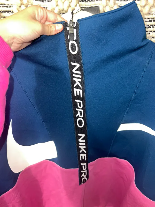 Nike Pink Running Half-Zip Pullover - Image 4