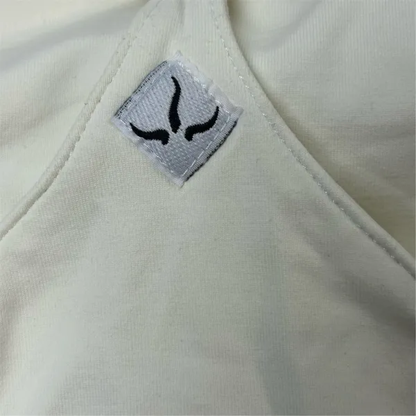 Prana Women's Halter Neck White Sleeveless Tank Top Size S size tag‎ missing - Image 6