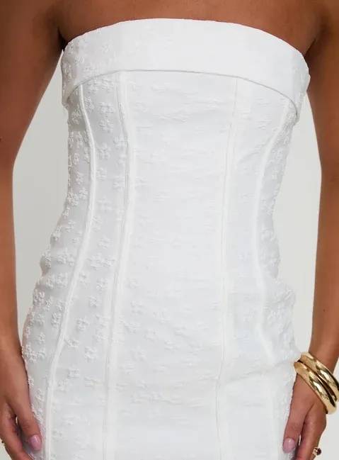 Princess Polly White Mini Dress 2 - Image 2