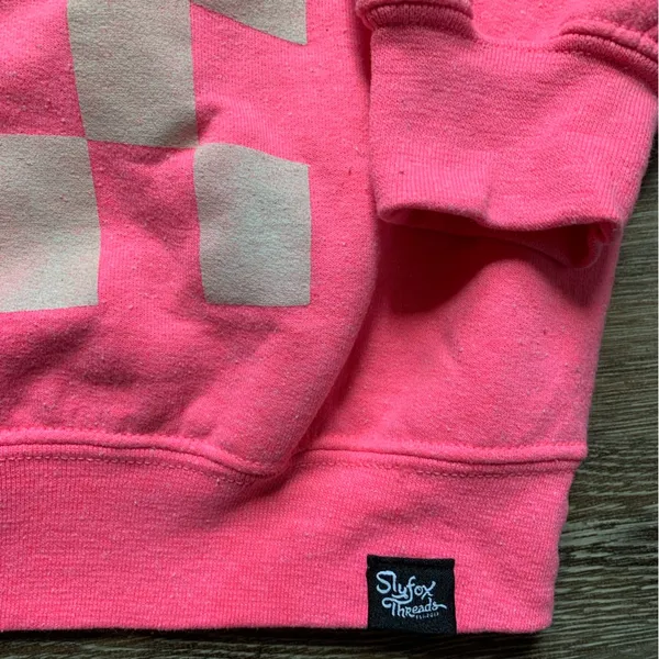 Slyfox Threads Hot Pink Hot Mess Express Crewneck Sweatshirt M - Image 4