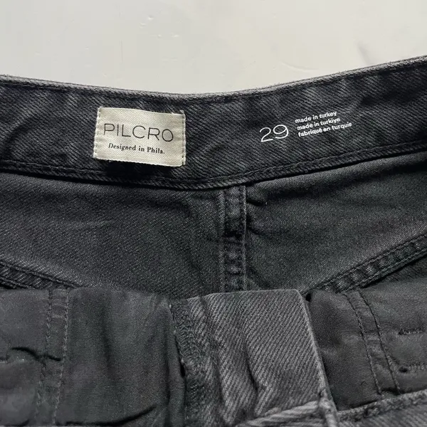 NWT Anthropologie Pilcro Jewel Mesh Denim Shorts Size 29 Distress Festival Rave - Image 3