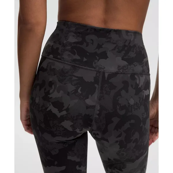 Lululemon Wunder Train High-Rise Tight 28" Hidden Heritage Lace Black Multi 8 - Image 4