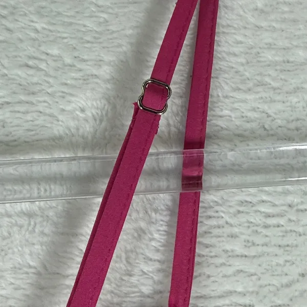 LIKELY Hot Pink Sequin Mini Dress Womens Size 0 Fuchsia Spaghetti Strap Sparkly‎ - Image 9
