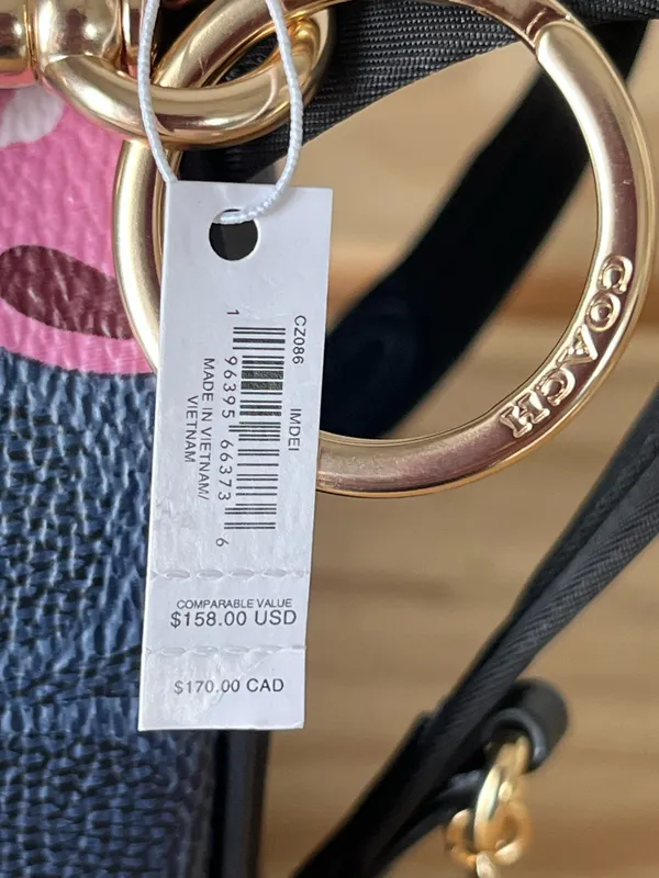 Coach Mini Court Backpack Bag Charm - Image 5