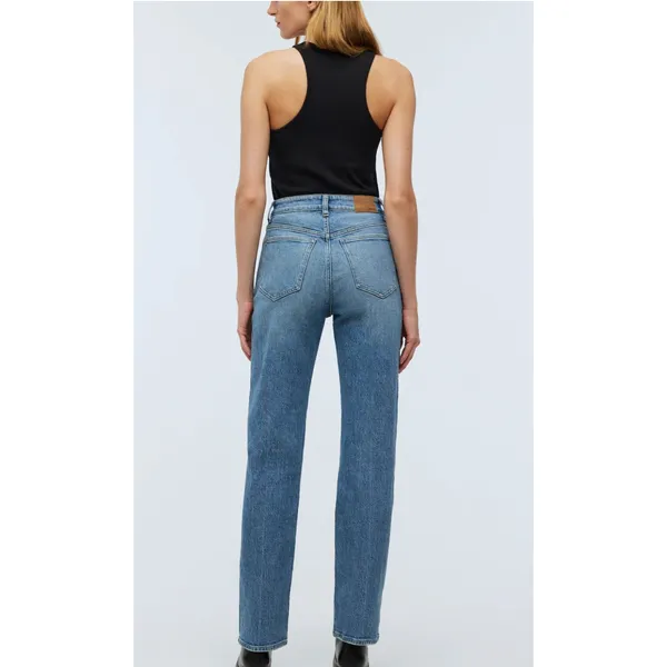 Madewell The '90s Straight Jean rondell wash Women's sz. 28 - Image 3