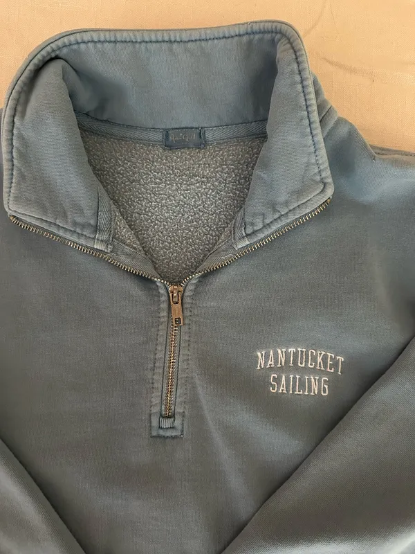 John Galt Nantucket Brandy Melville Sailing Quarter-Zip - Image 4