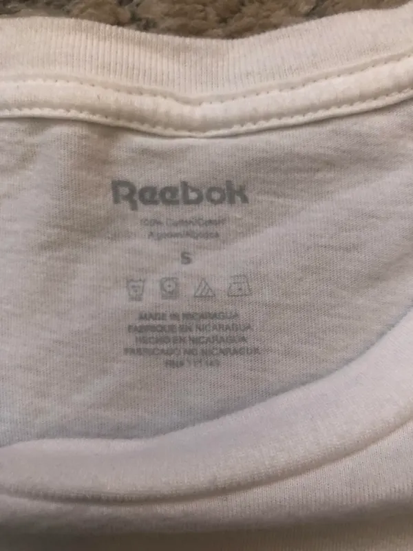 Reebok White Cotton Top - Image 3