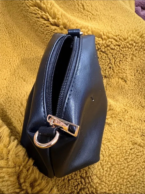 Anthropologie Black Leather Small Bag - Image 2